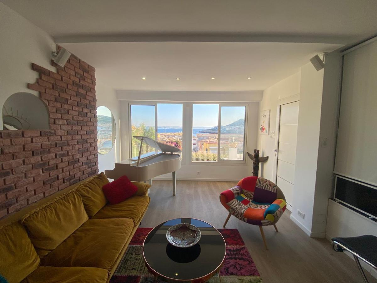 Au Coeur Du Parc National Du Massif Des Calanques, La Flibuste Des Goudes, Maison 2 Chambres, Climatisee, Jardins, Solarium, Proche Plage, Large Vue Mer Marsiglia Esterno foto