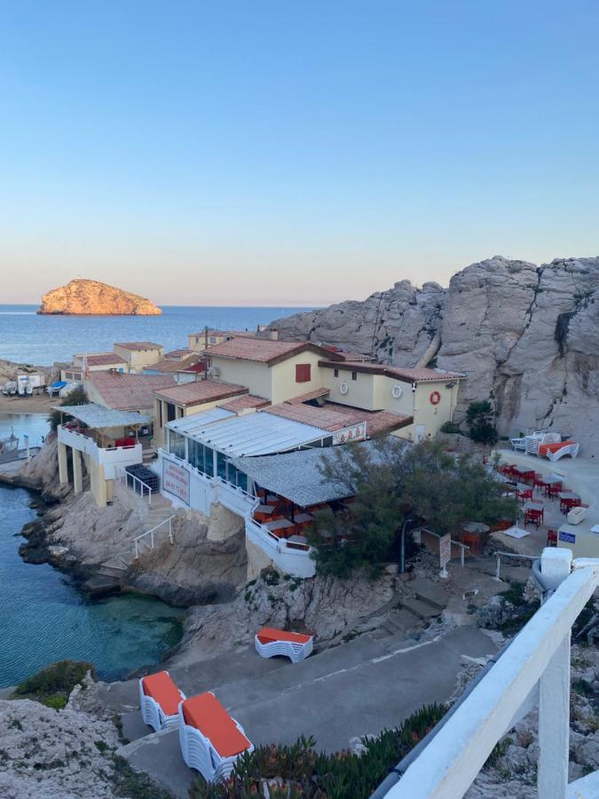 Au Coeur Du Parc National Du Massif Des Calanques, La Flibuste Des Goudes, Maison 2 Chambres, Climatisee, Jardins, Solarium, Proche Plage, Large Vue Mer Marsiglia Esterno foto