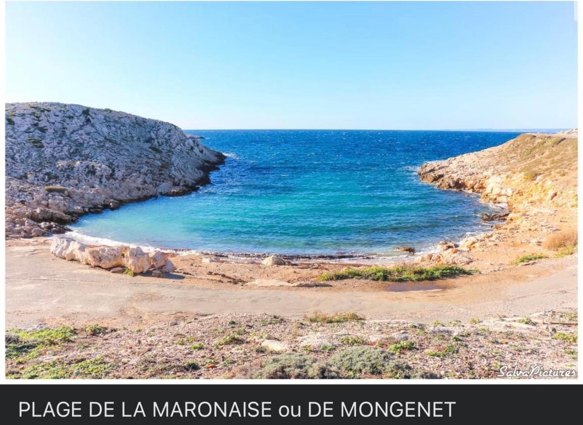Au Coeur Du Parc National Du Massif Des Calanques, La Flibuste Des Goudes, Maison 2 Chambres, Climatisee, Jardins, Solarium, Proche Plage, Large Vue Mer Marsiglia Esterno foto