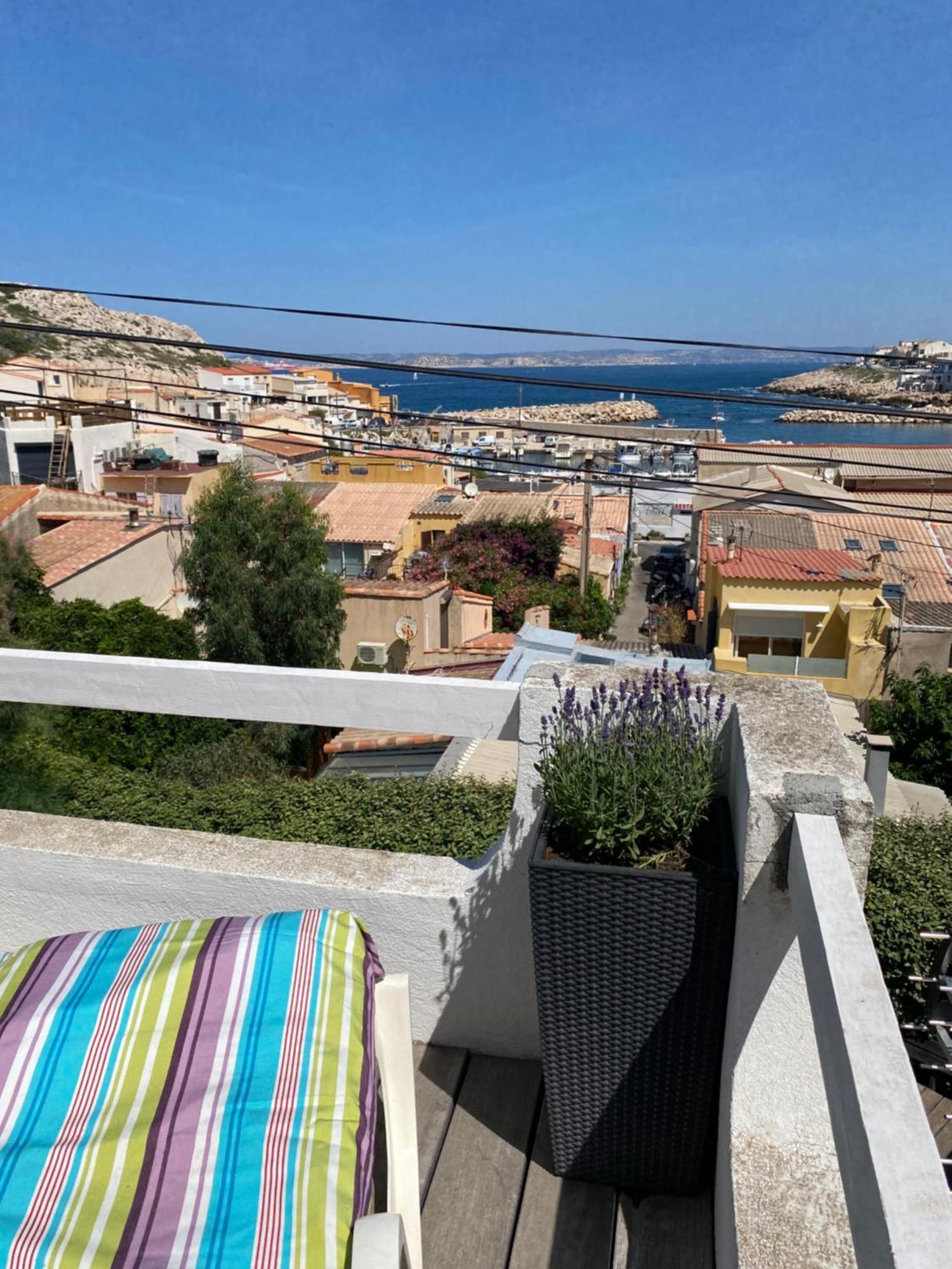 Au Coeur Du Parc National Du Massif Des Calanques, La Flibuste Des Goudes, Maison 2 Chambres, Climatisee, Jardins, Solarium, Proche Plage, Large Vue Mer Marsiglia Esterno foto