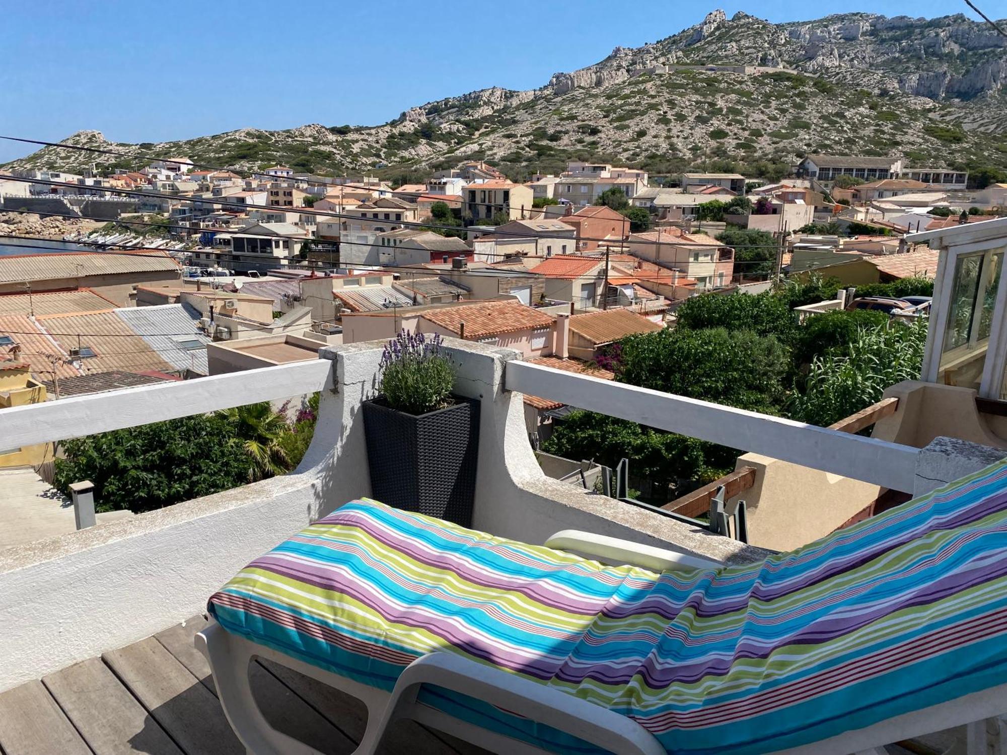 Au Coeur Du Parc National Du Massif Des Calanques, La Flibuste Des Goudes, Maison 2 Chambres, Climatisee, Jardins, Solarium, Proche Plage, Large Vue Mer Marsiglia Esterno foto